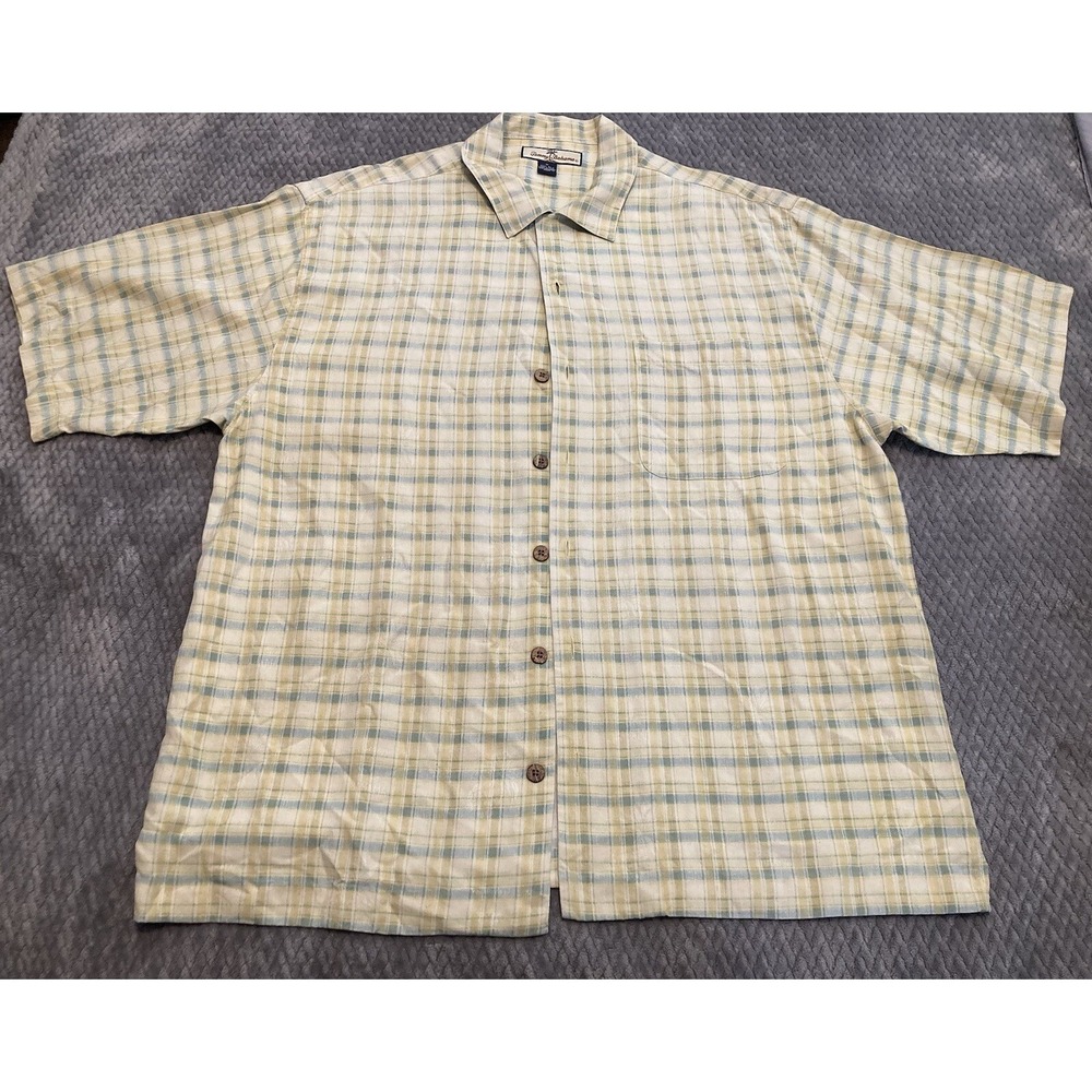 Tommy Bahama Men's Shirt - Yellow - size Medium